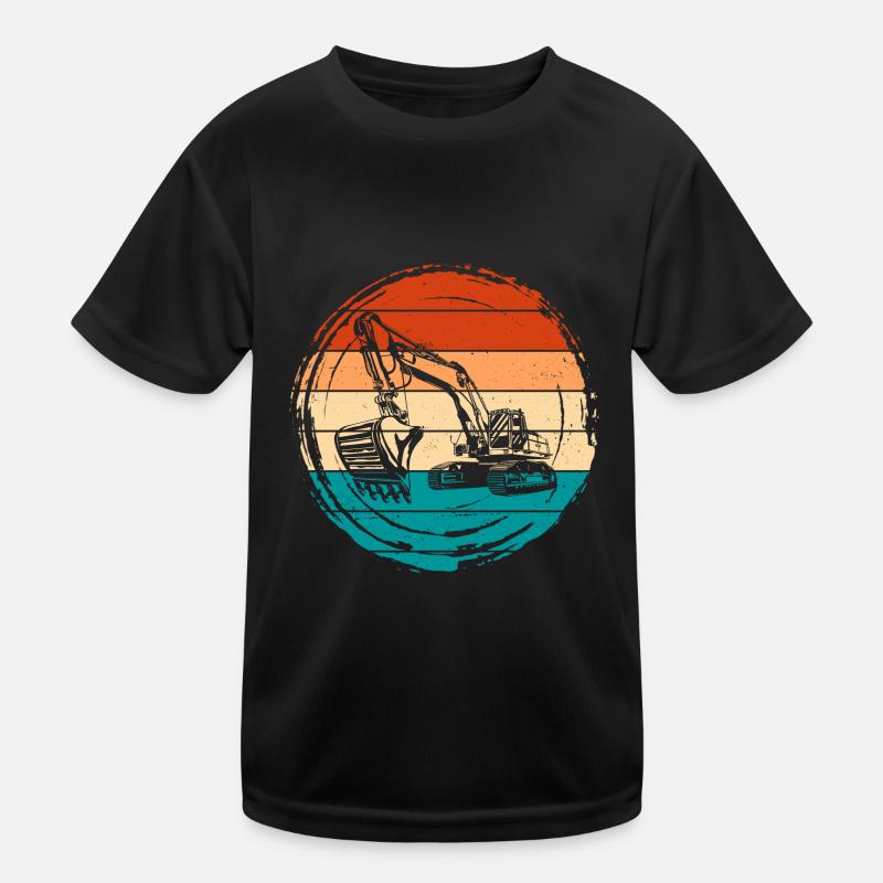 Bagger Kinder Funktions-T-Shirt