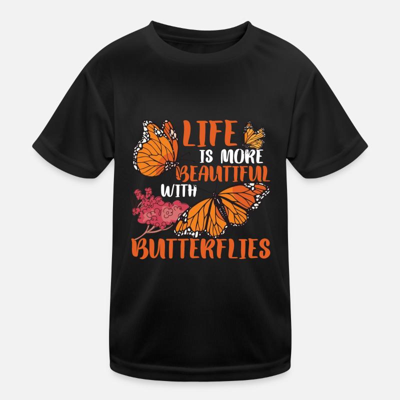 Cadeau monarque papillon T-shirt sport Enfant