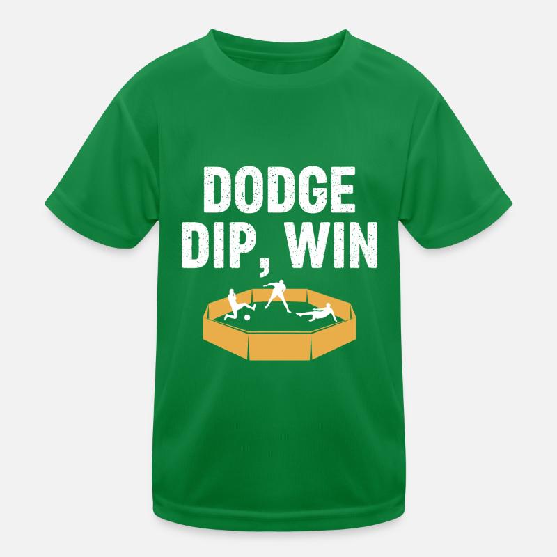 Dip Win Gaga Ball Master Kids Functional T-Shirt