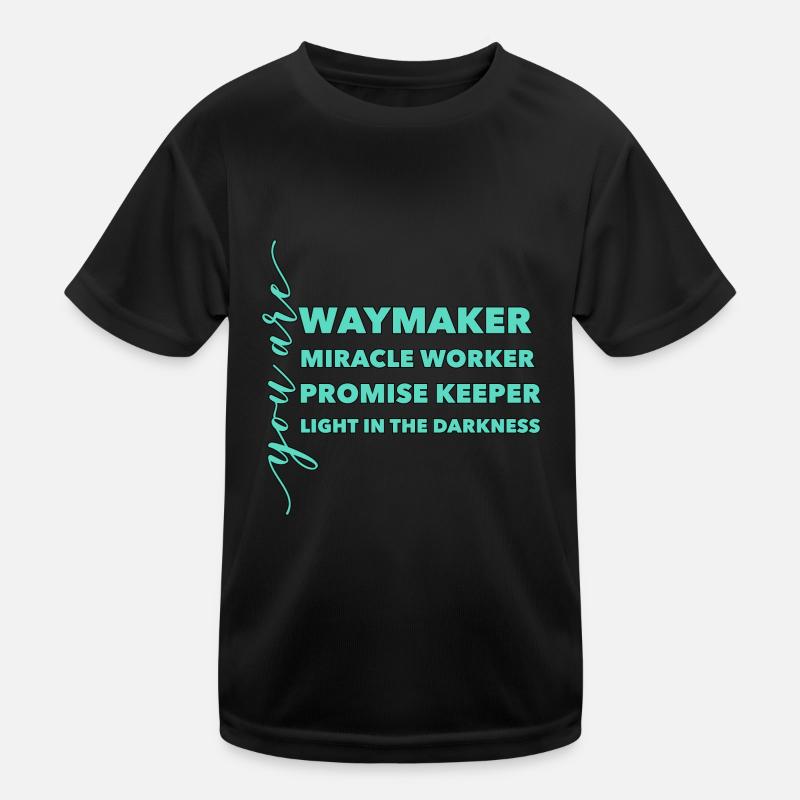 Waymaker & Vêtements chrétiens T-shirt sport Enfant