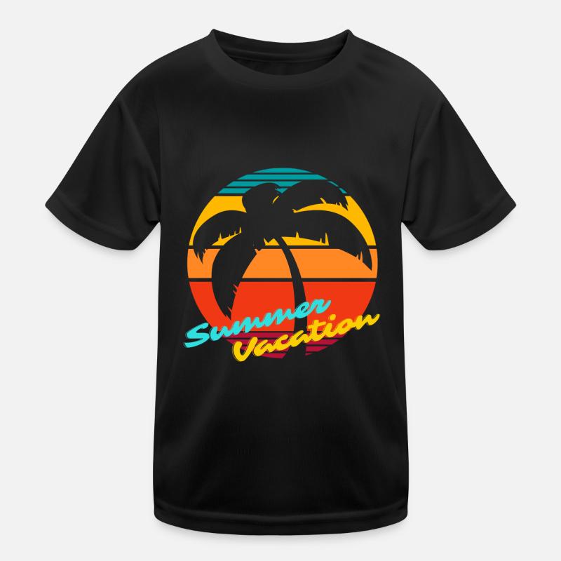SUMMER VACATION Kids Functional T-Shirt