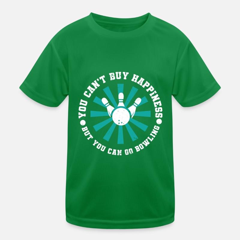 Bowling Bowlingkugel Bowlingbahn Strike Kinder Funktions-T-Shirt