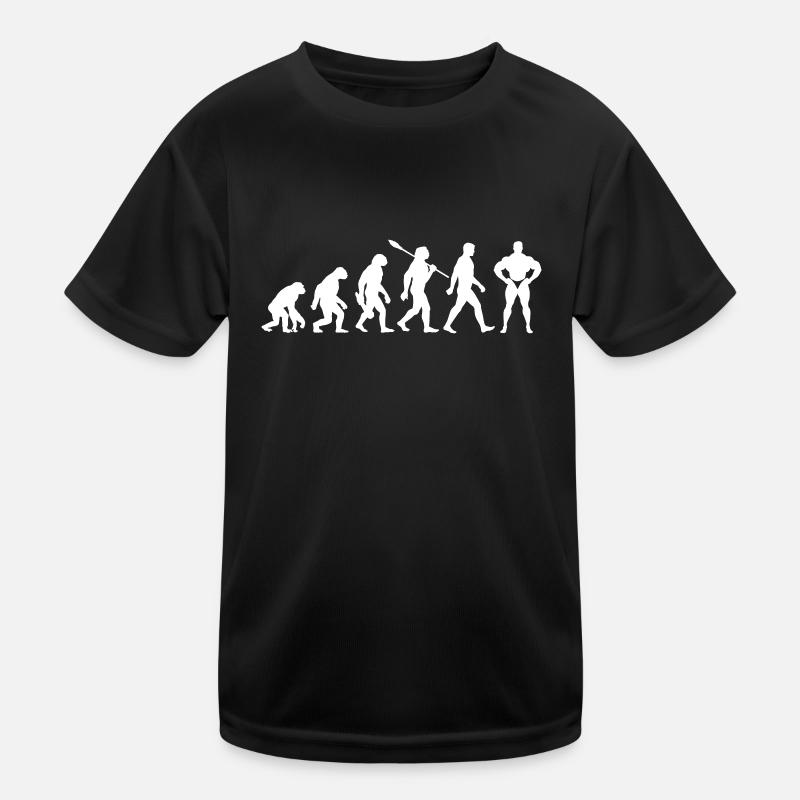 Evolution Bodybuilding Kraftsport Kinder Funktions-T-Shirt