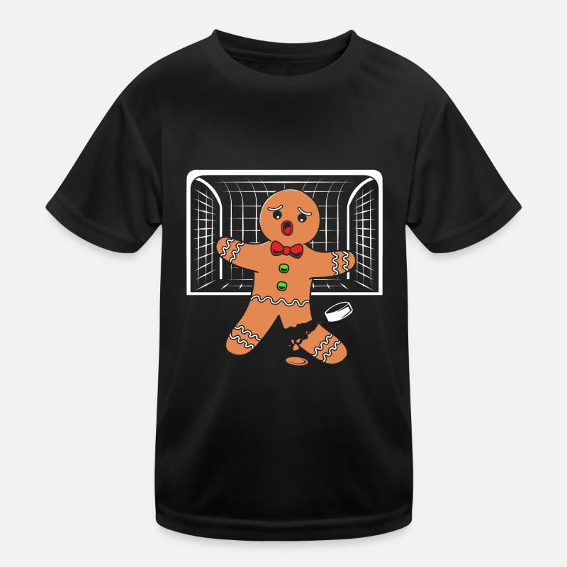Lebkuchenmann Lebkuchenherz Lebkuchen Naschen Kinder Funktions-T-Shirt