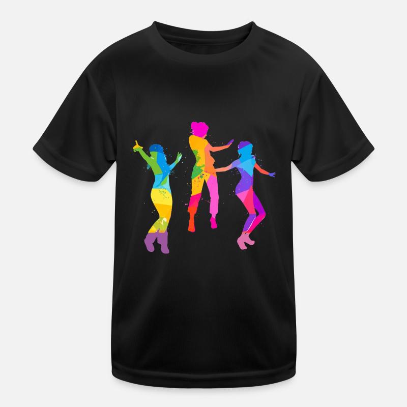dancer,dance,illustration,colorful,graffiti Kids Functional T-Shirt