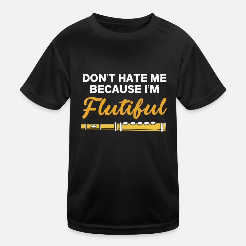 Flöte Kinder Funktions-T-Shirt