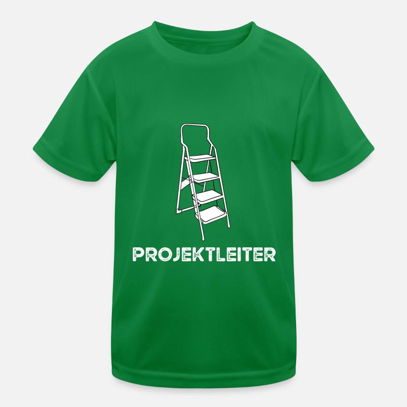 Projektleiter Projekt Manager Leiter Büroleiter Kinder Funktions-T-Shirt