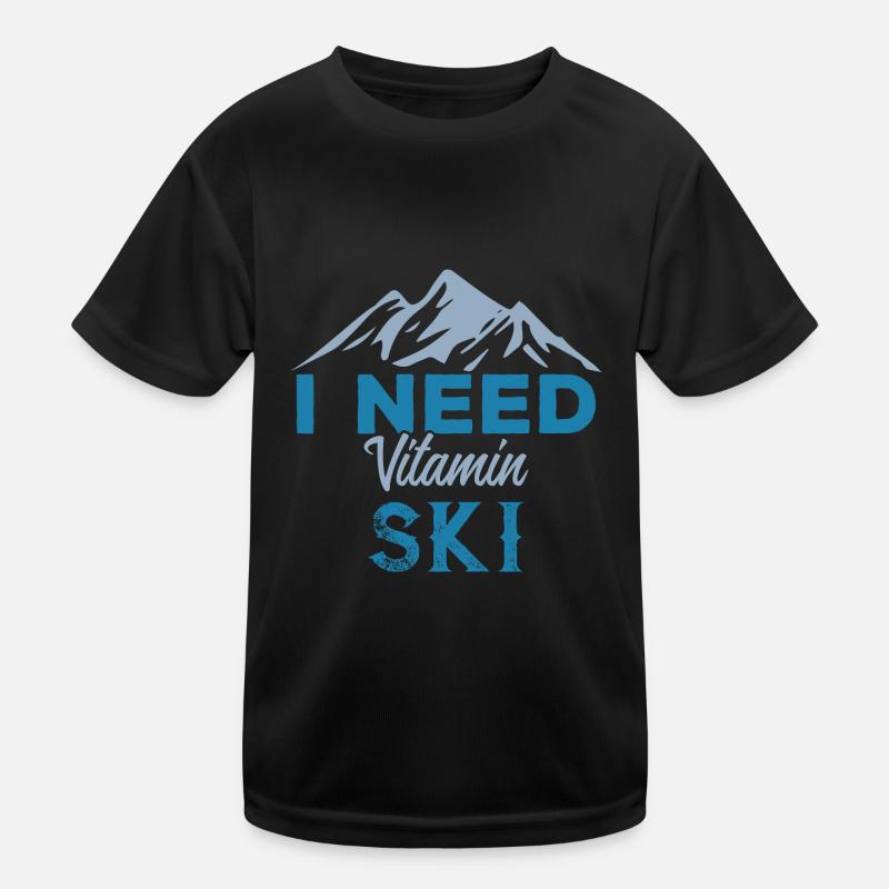 I need vitamin skis Kids Functional T-Shirt