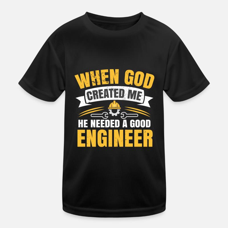 Funny Engineer Engineering Humor Kids Functional T-Shirt