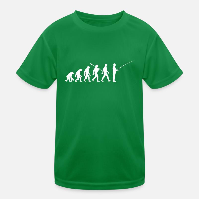 Evolution - Anglers - Fishing for fish Kids Functional T-Shirt