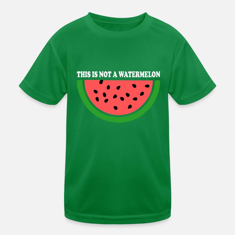 THIS IS NOT A WATERMELON Kinder Funktions-T-Shirt