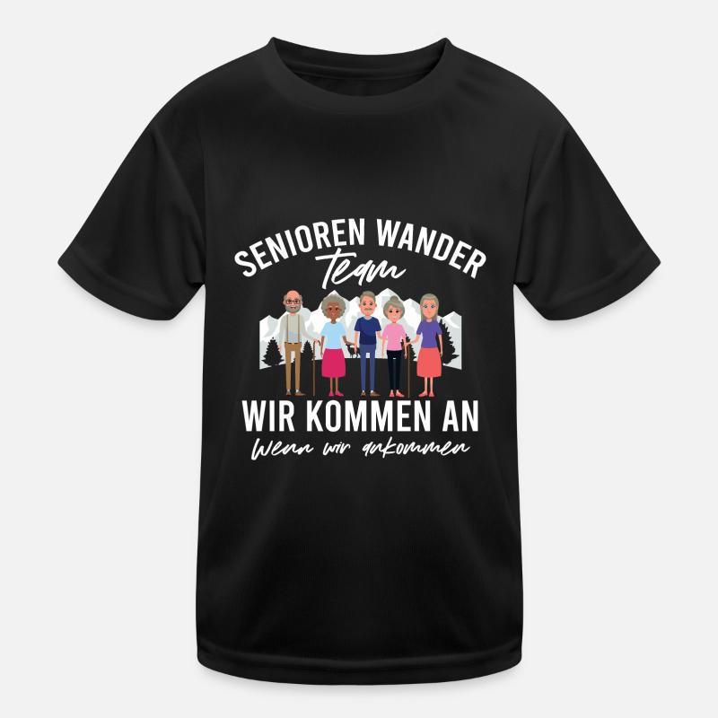 Senioren Wander Team Kinder Funktions-T-Shirt