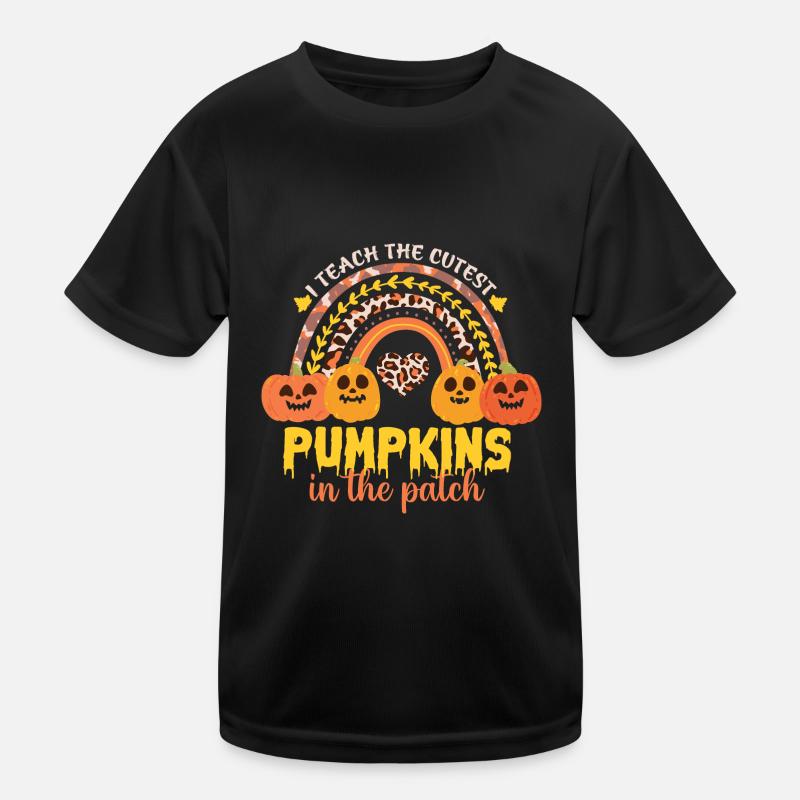 Halloween Kürbis Hexe Kinder Funktions-T-Shirt