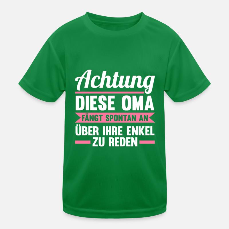 Großmutter Großmama Omi Oma Kinder Funktions-T-Shirt