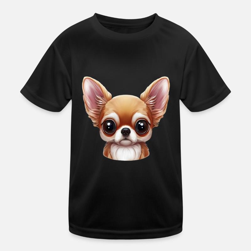 Chihuahua Elegance Kids Functional T-Shirt