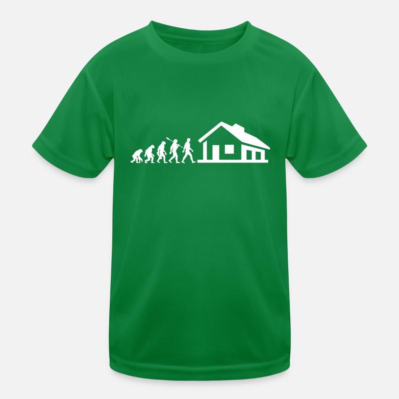 Evolution - Constructeur - Maison - Construire - Maison individuelle T-shirt sport Enfant
