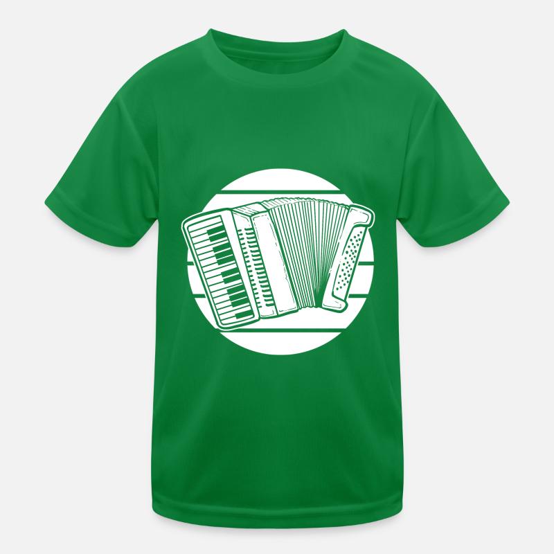 Akkordeon Kinder Funktions-T-Shirt
