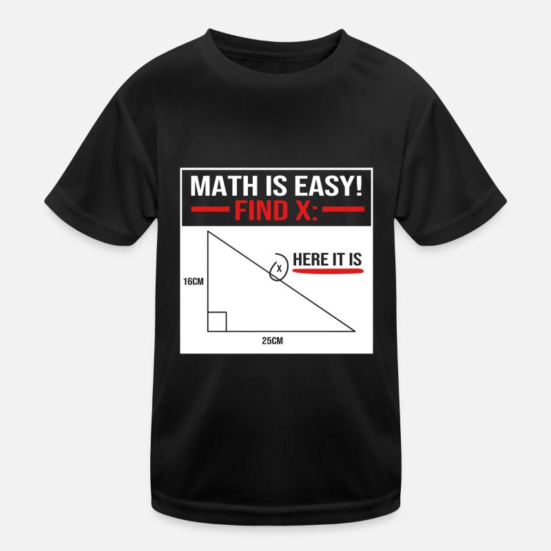 Mathematics Kids Functional T-Shirt