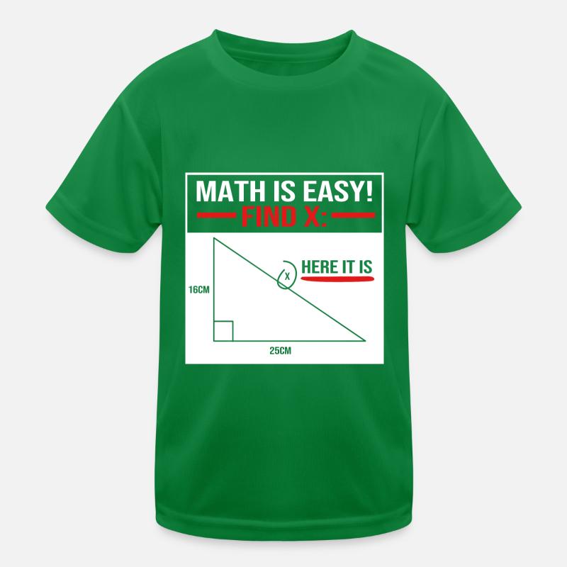 Mathematik Kinder Funktions-T-Shirt