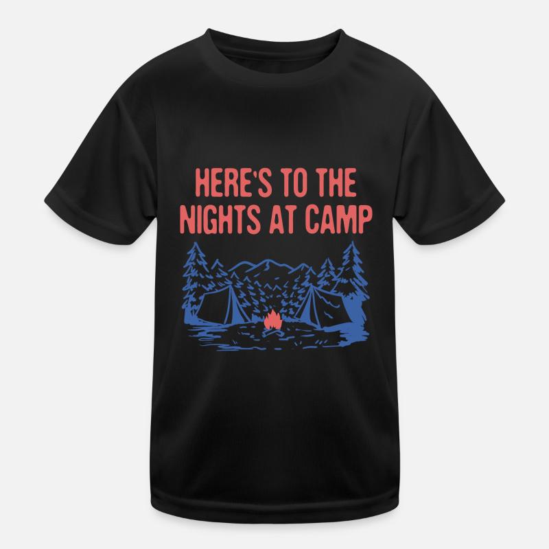Nights at Camp Camping Forest Camper Woods Kinder Funktions-T-Shirt