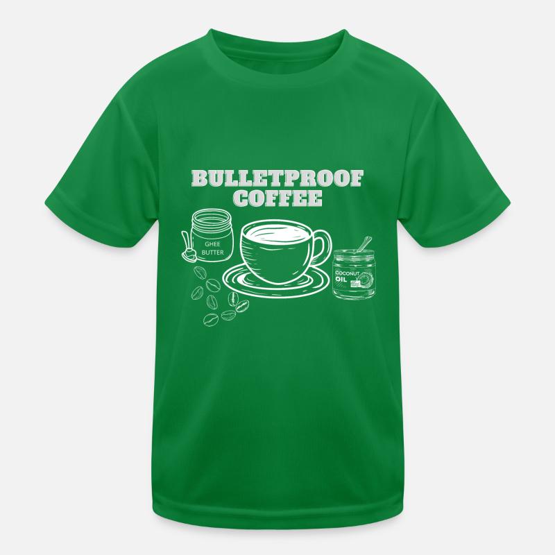 Ketogenic Diet with Bulletproof Coffee Kids Functional T-Shirt
