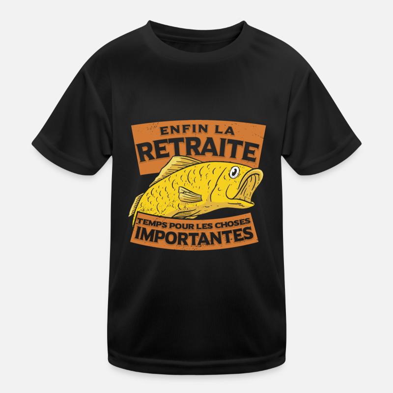 Pêche Retraite Pêcheur T-shirt sport Enfant