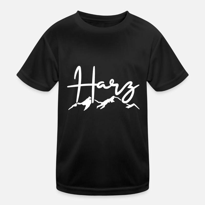 Harz Gebirge Wander Kinder Funktions-T-Shirt