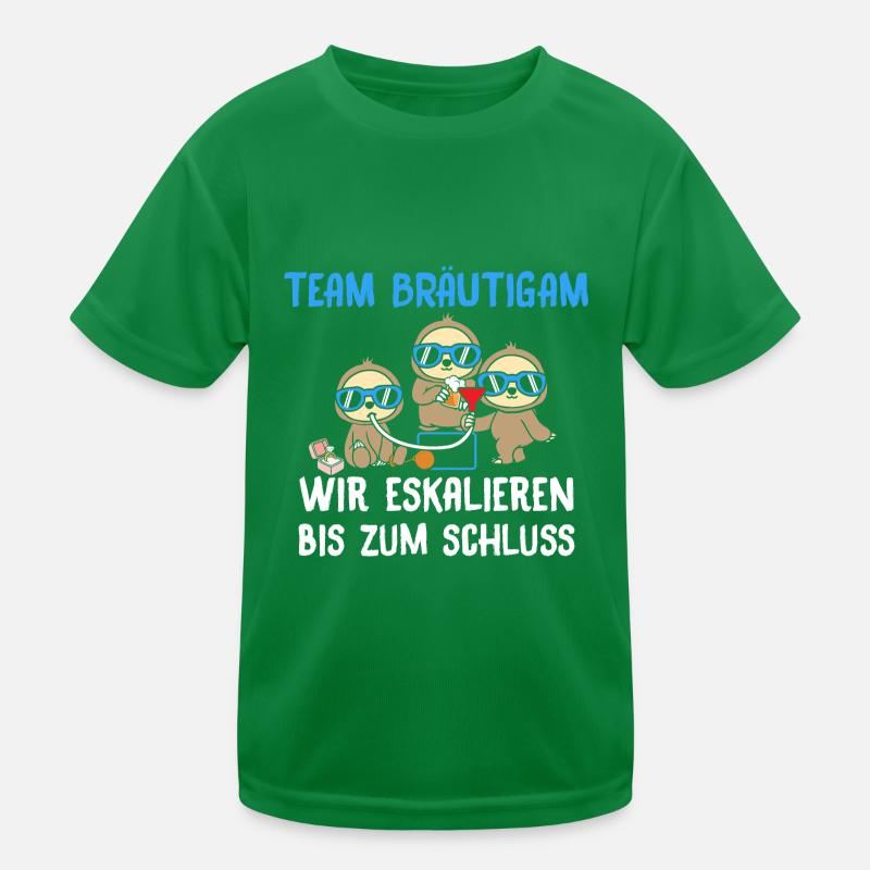Team groom Kids Functional T-Shirt