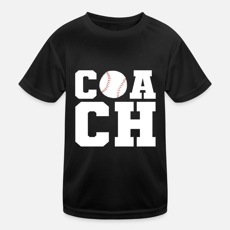 Softball Softball Player Coach Kids Functional T-Shirt