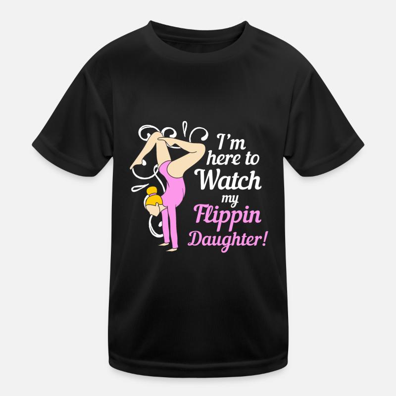 Gymnastik Kinder Funktions-T-Shirt