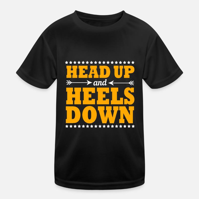 Springreiten Springpferd Kinder Funktions-T-Shirt