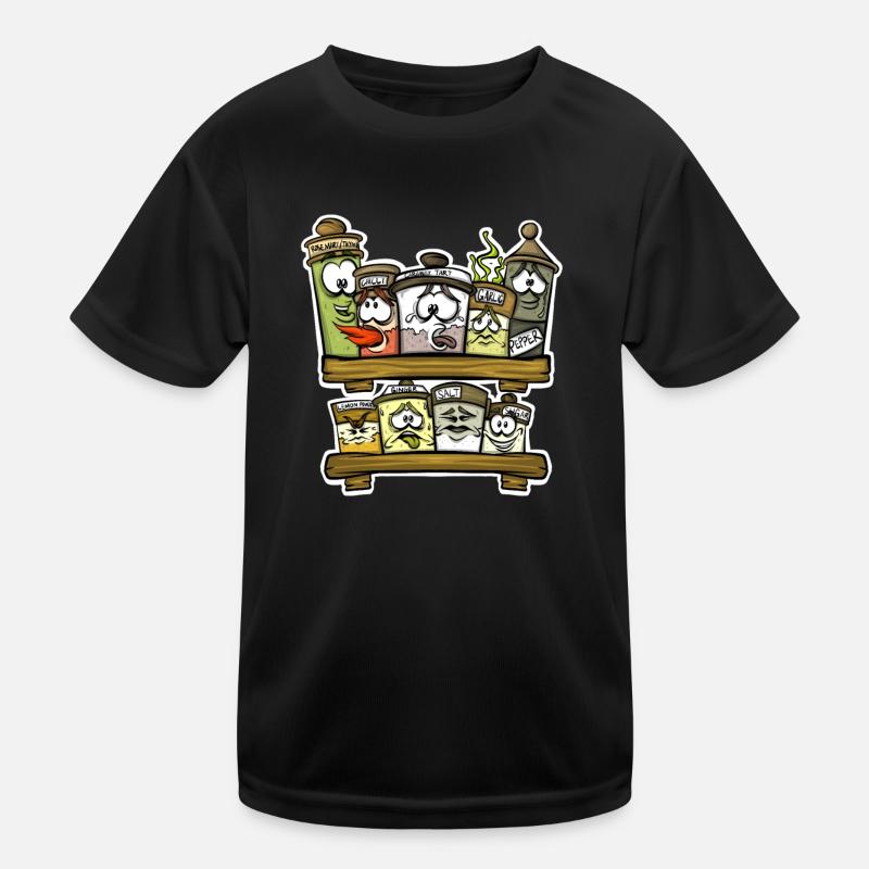 Kitchen Cooking Spice Rack Spice Lover Cook Chef Kids Functional T-Shirt