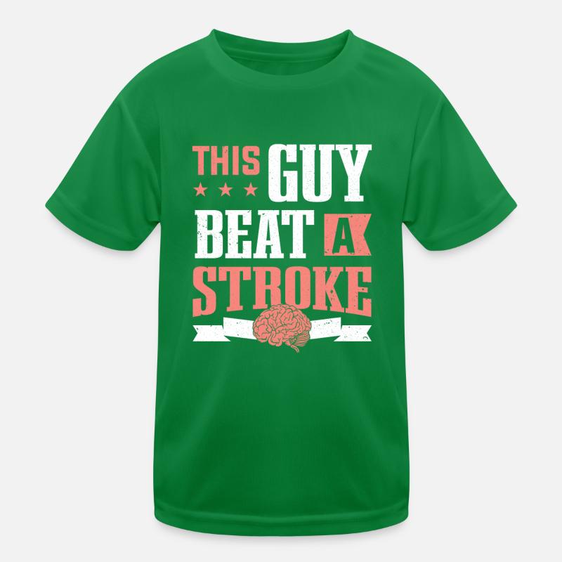 Dieser Typ schlug einen Schlaganfall-Schlaganfall-Überlebenden Kinder Funktions-T-Shirt