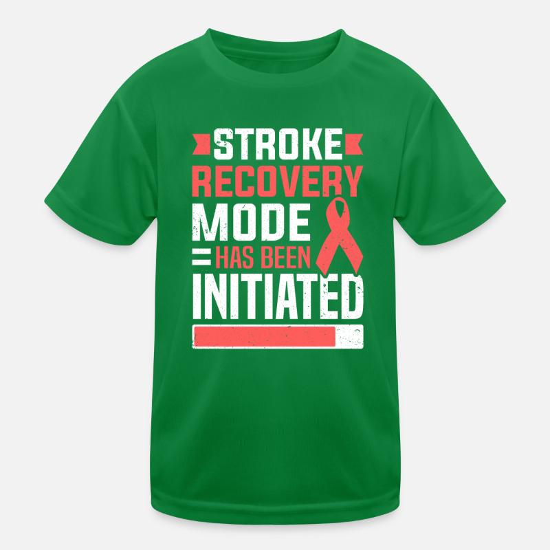 Schlaganfall-Wiederherstellungsmodus initiiert Schlaganfall-Überlebender Kinder Funktions-T-Shirt