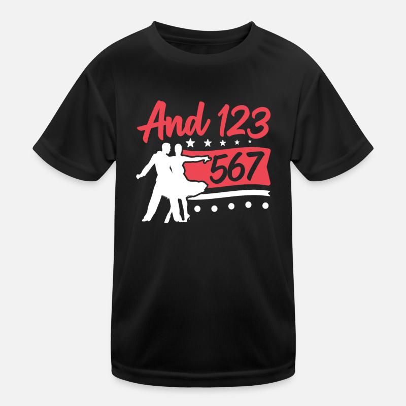 Salsa Tänzerin Latin Dancing und 123 567 Salsa Kinder Funktions-T-Shirt