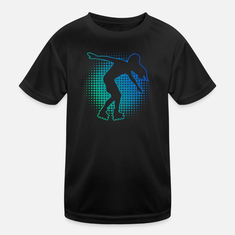 Roller Skating Femmes Hommes Roller Skating T-shirt sport Enfant