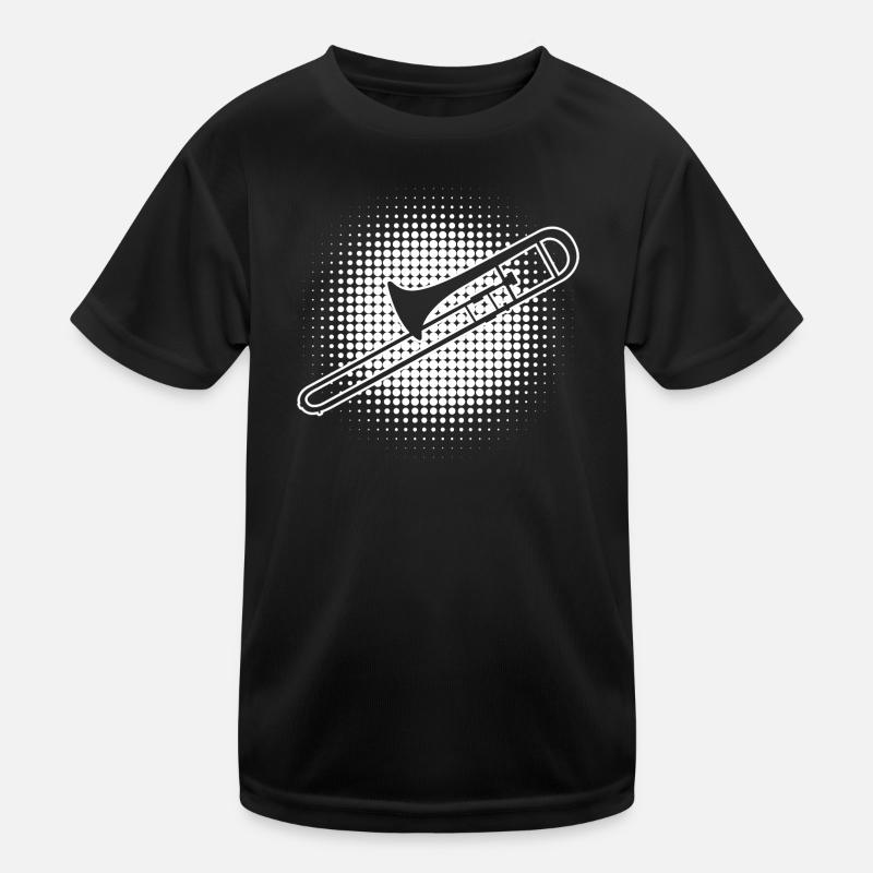 Trombone Brass Band Brass Instrument Kids Functional T-Shirt