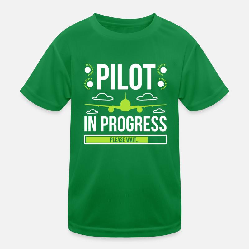 Aviator Pilot En Progress T-shirt sport Enfant
