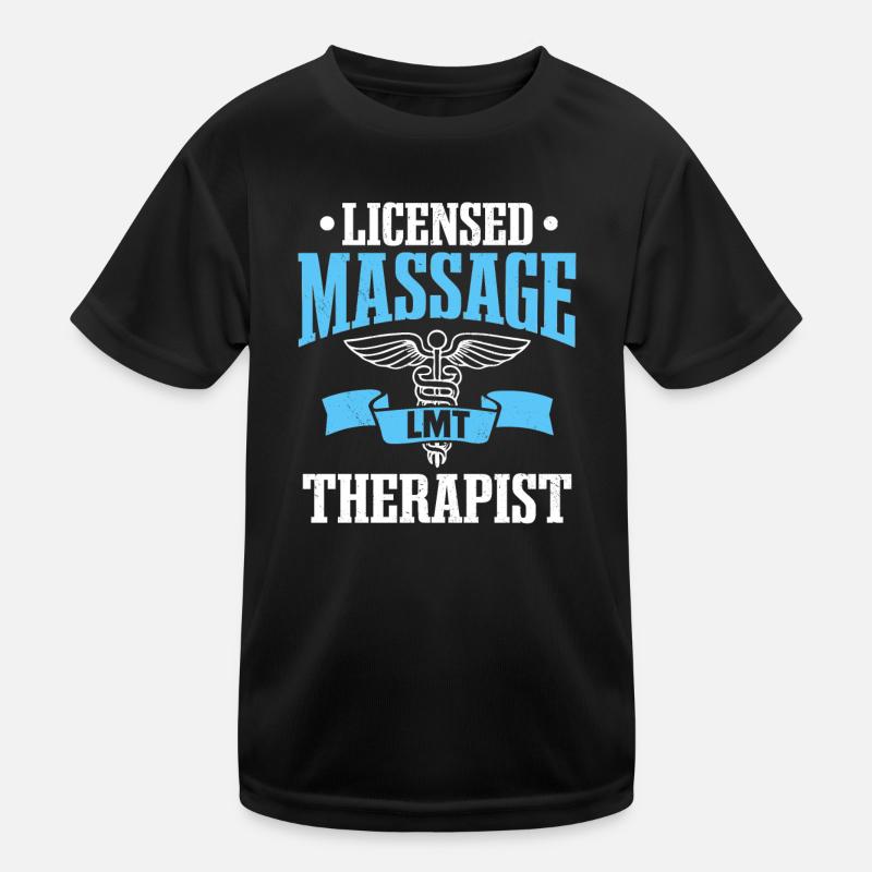 LMT Licensed Massage Therapist Chiropractor Kids Functional T-Shirt