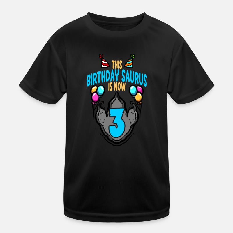 Ce saurus est 3 empreintes de dinosaures anniversaire T-shirt sport Enfant