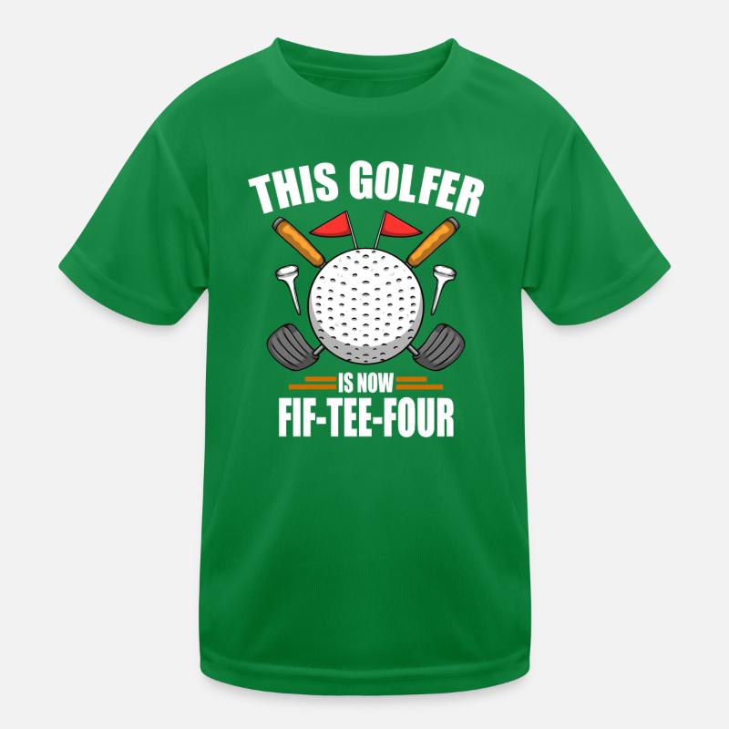 Chemises de golf d’anniversaire pour hommes 54th ans de golf T-shirt sport Enfant