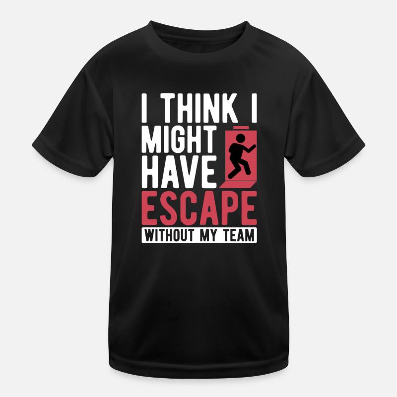 Escape Room Escape Room Lover Escaping Kids Functional T-Shirt