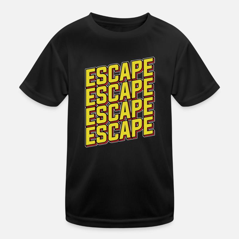 Escape Room Escape Room Lover Escaping Kids Functional T-Shirt