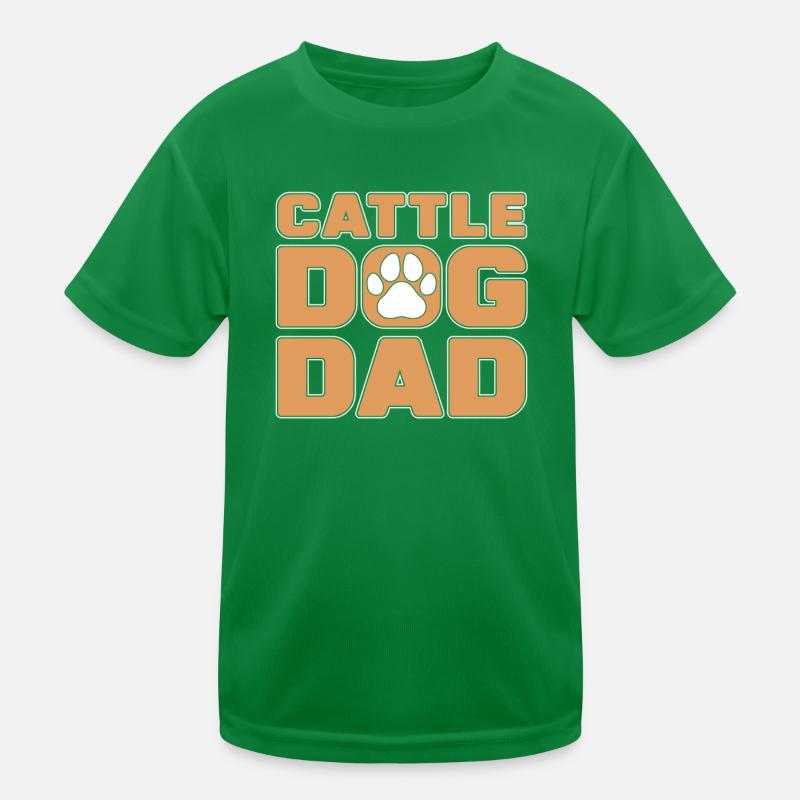 Cattle Dog Dad Heeler Propriétaire T-shirt sport Enfant