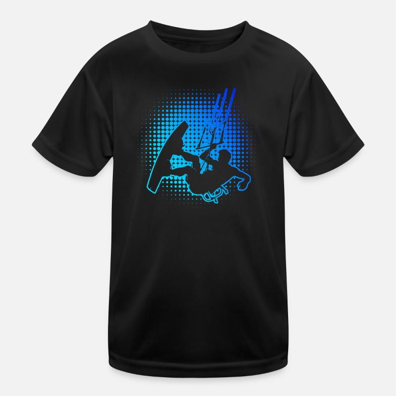 Kitesurf Kitesurf Kitesurf Kitesurf Kitesurf Kitesurfer T-shirt sport Enfant