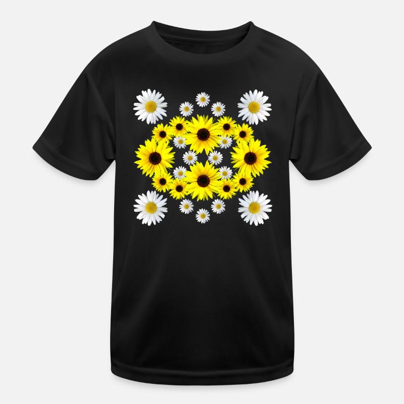 Sonnenblume Blüte Gänseblümchen blumig Margeriten Kinder Funktions-T-Shirt