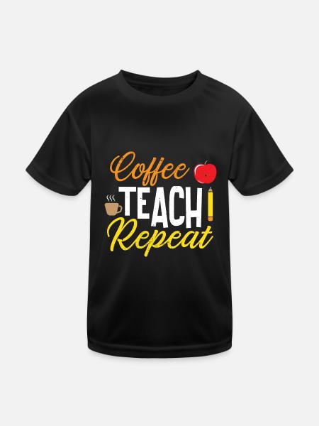 Enseignant École primaire Enseignant Enseignant École secondaire - T-shirt sport Enfant - noir - Devant
