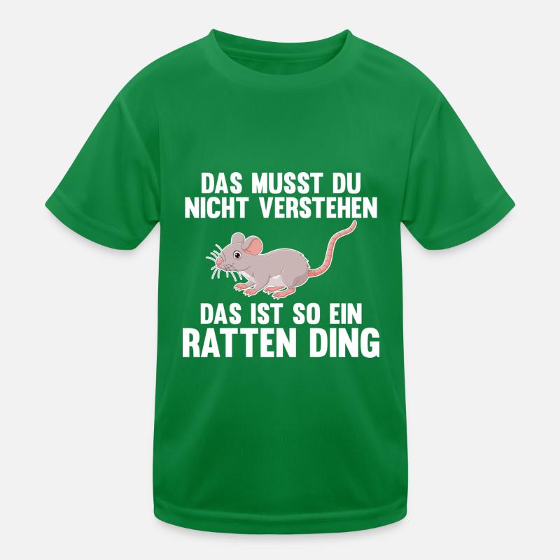 Nagetier Ratte Ratten Kinder Funktions-T-Shirt