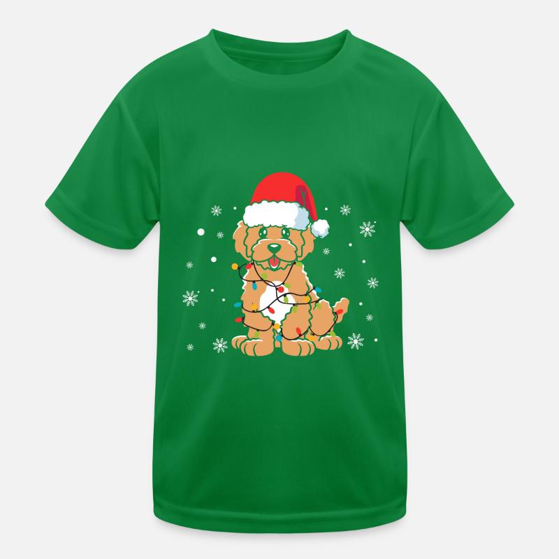 Chien Noël T-shirt sport Enfant