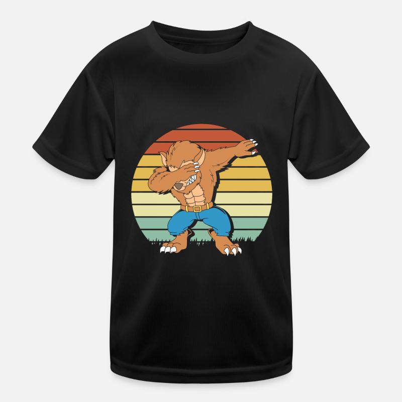 Werwolf Kinder Funktions-T-Shirt
